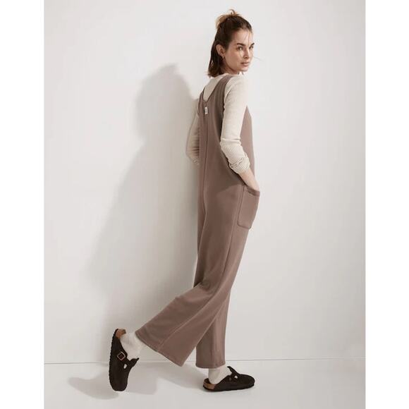 Madewell MWL L Superbrushed Pull On Jumpsuit Castle Rock MC198 - Picture 4 of 14